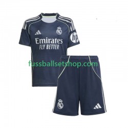 Günstige Fußball Trikotsatz Real Madrid Kinder Auswärtstrikot 2025-2026 Kurzarm