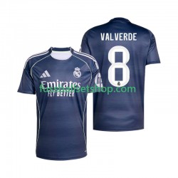 Günstige Fußball Trikotsatz Real Madrid Valverde 8 Herren Auswärtstrikot 2025-2026 Kurzarm