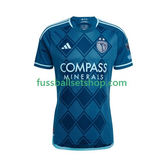 Günstige Fußball Trikotsatz Sporting Kansas City Herren Auswärtstrikot 2025-2026 Kurzarm
