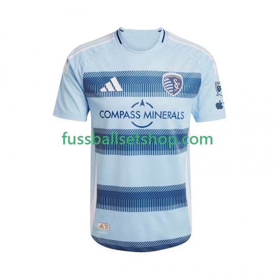 Günstige Fußball Trikotsatz Sporting Kansas City Herren Heimtrikot 2025-2026 Kurzarm