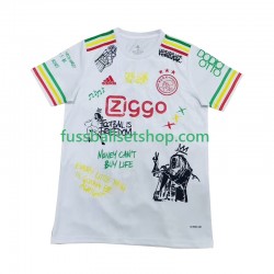 Günstige Fußball Trikotsatz Ajax Amsterdam Bob Marley Special Herren Heimtrikot 2025 Kurzarm