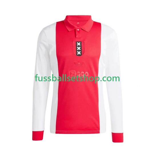 Günstige Fußball Trikotsatz Ajax Amsterdam Anniversary Herren Heimtrikot 2024-2025 Langarm