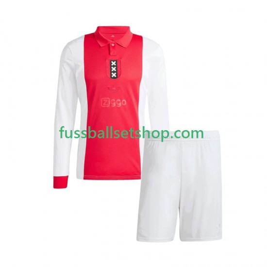 Günstige Fußball Trikotsatz Ajax Amsterdam Anniversary Kinder Heimtrikot 2024-2025 Langarm