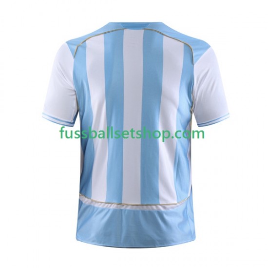 Günstige Fußball Trikotsatz Argentinien Retro Herren Heimtrikot 2006 Kurzarm