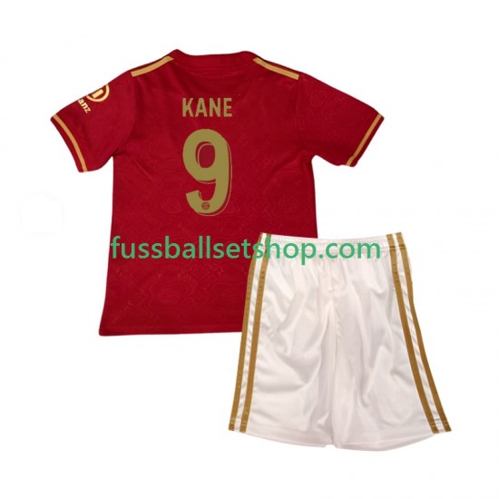 Günstige Fußball Trikotsatz FC Bayern München Harry Kane 9 125th Anniversary Red Kinder Heimtrikot 2024-2025 Kurzarm