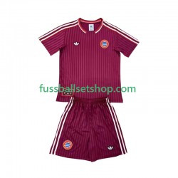 Günstige Fußball Trikotsatz FC Bayern München Icon Kinder Heimtrikot 2024-2025 Kurzarm