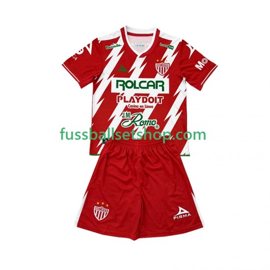 Günstige Fußball Trikotsatz Club Necaxa Kinder Heimtrikot 2024-2025 Kurzarm