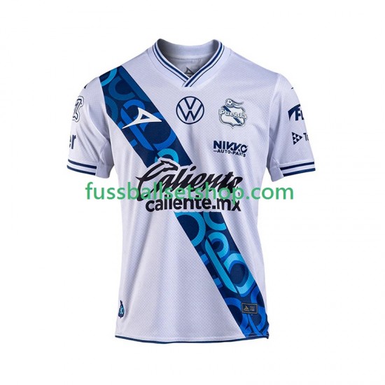 Günstige Fußball Trikotsatz Club Puebla Herren Heimtrikot 2024-2025 Kurzarm