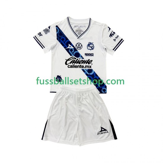 Günstige Fußball Trikotsatz Club Puebla Kinder Heimtrikot 2024-2025 Kurzarm