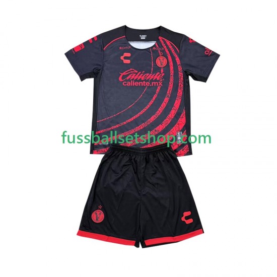Günstige Fußball Trikotsatz Club Tijuana Kinder Heimtrikot 2024-2025 Kurzarm