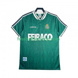 Günstige Fußball Trikotsatz Deportivo de La Coruna Retro Herren Auswärtstrikot 1999 Kurzarm