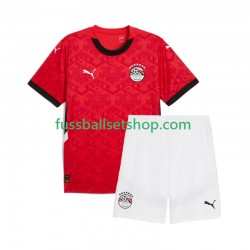 Günstige Fußball Trikotsatz Ägypten Kinder Heimtrikot 2024-2025 Kurzarm