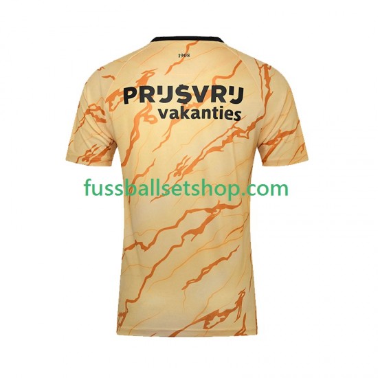 Günstige Fußball Trikotsatz Feyenoord Rotterdam Herren Viertestrikot 2024-2025 Kurzarm