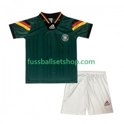 Günstige Fußball Trikotsatz Deutschland 1992 Retro Kinder Auswärtstrikot Kurzarm