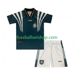Günstige Fußball Trikotsatz Deutschland 1996 Retro Kinder Auswärtstrikot Kurzarm