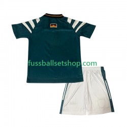 Günstige Fußball Trikotsatz Deutschland 1996 Retro Kinder Auswärtstrikot Kurzarm