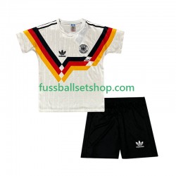 Günstige Fußball Trikotsatz Deutschland 1990 Retro Kinder Heimtrikot Kurzarm