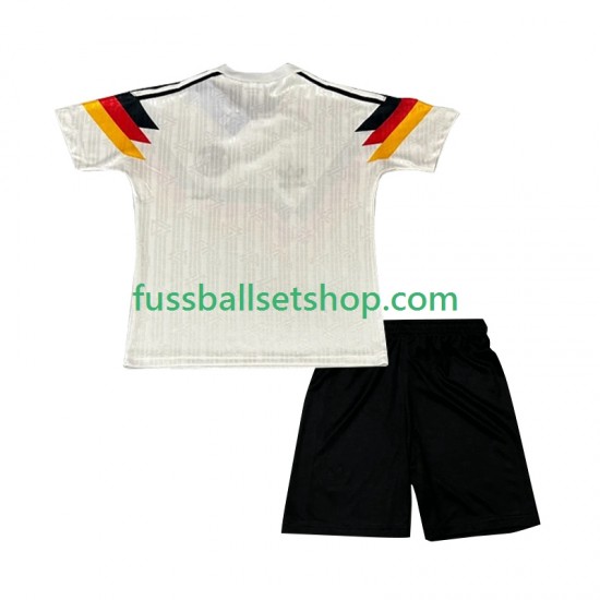 Günstige Fußball Trikotsatz Deutschland 1990 Retro Kinder Heimtrikot Kurzarm