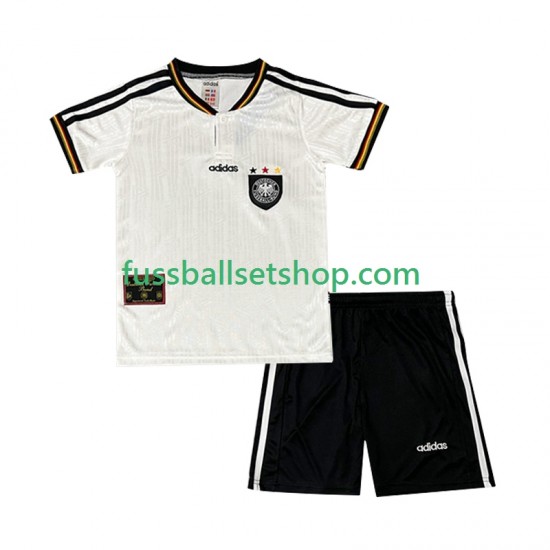 Günstige Fußball Trikotsatz Deutschland 1996 Retro Kinder Heimtrikot Kurzarm