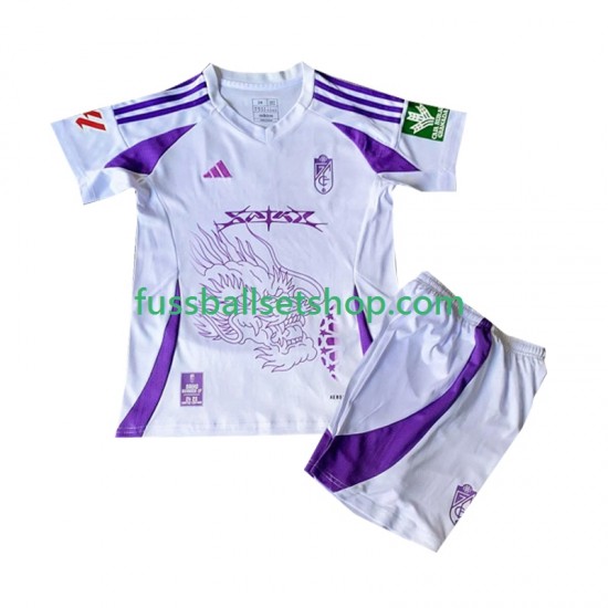 Günstige Fußball Trikotsatz Girona Kinder Viertestrikot 2024-2025 Kurzarm
