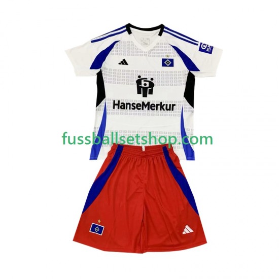 Günstige Fußball Trikotsatz Hamburger SV Kinder Heimtrikot 2024-2025 Kurzarm