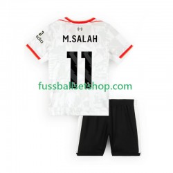 Günstige Fußball Trikotsatz Liverpool M.SALAH 11 Kinder Ausweichtrikot 2024-2025 Kurzarm