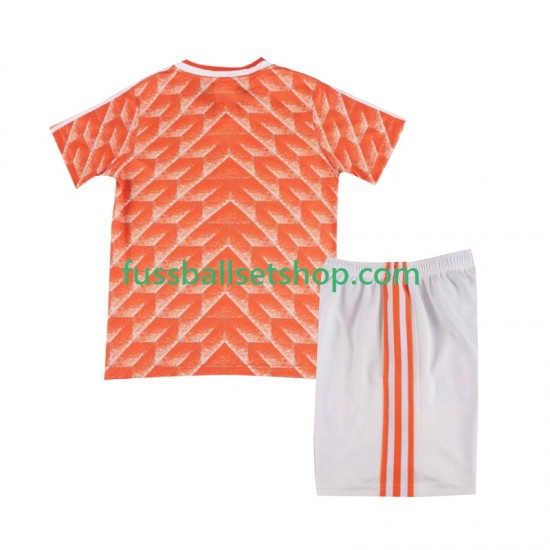 Günstige Fußball Trikotsatz Niederlande 1988 Retro Kinder Heimtrikot Kurzarm