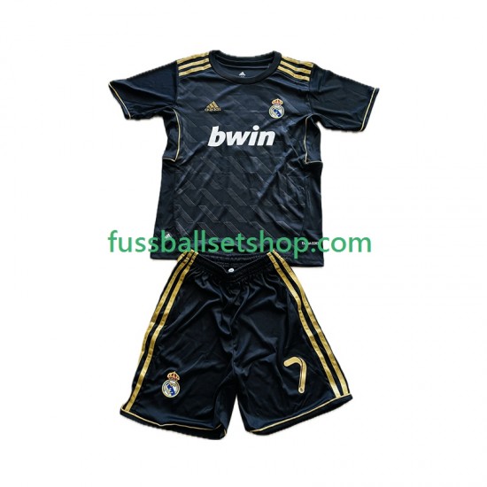 Günstige Fußball Trikotsatz Real Madrid Cristiano Ronaldo 7 2012 Retro Kinder Auswärtstrikot 2011 Kurzarm