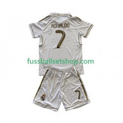 Günstige Fußball Trikotsatz Real Madrid Cristiano Ronaldo 7 2012 Retro Kinder Heimtrikot 2011 Kurzarm