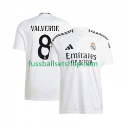 Günstige Fußball Trikotsatz Real Madrid Federico Valverde 8 Herren Heimtrikot 2024-2025 Kurzarm