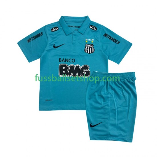 Günstige Fußball Trikotsatz Santos 2012 Retro Kinder Ausweichtrikot 2011 Kurzarm