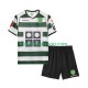 Günstige Fußball Trikotsatz Sporting CP 2001 2003 Retro Kinder Heimtrikot Kurzarm