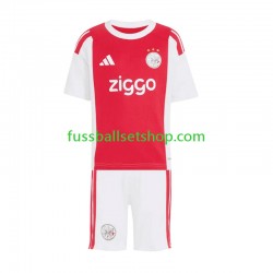 Günstige Fußball Trikotsatz Ajax Amsterdam Kinder Heimtrikot 2026-2027 Kurzarm