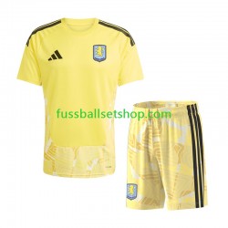 Günstige Fußball Trikotsatz Aston Villa Torwart Kinder Heimtrikot 2026-2027 Kurzarm