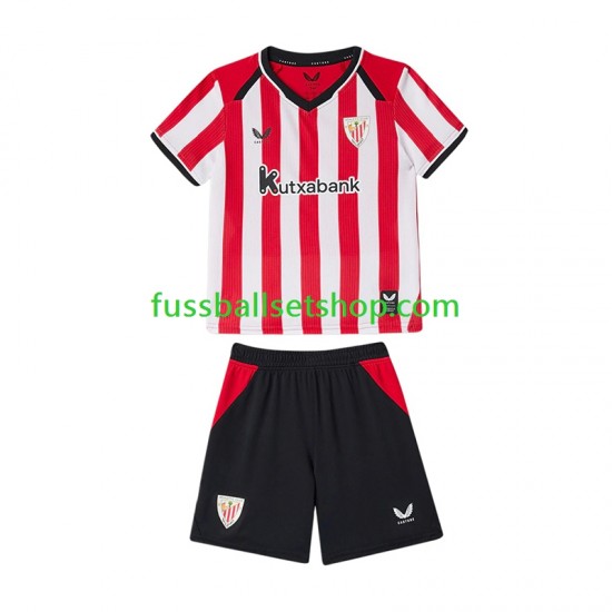 Günstige Fußball Trikotsatz Athletic Bilbao Kinder Heimtrikot 2026-2027 Kurzarm Günstige Fußball Trikotsatz Athletic Bilbao Kinder Heimtrikot 2026-2027 Kurzarm