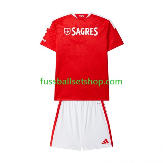 Günstige Fußball Trikotsatz Benfica Kinder Heimtrikot 2026-2027 Kurzarm