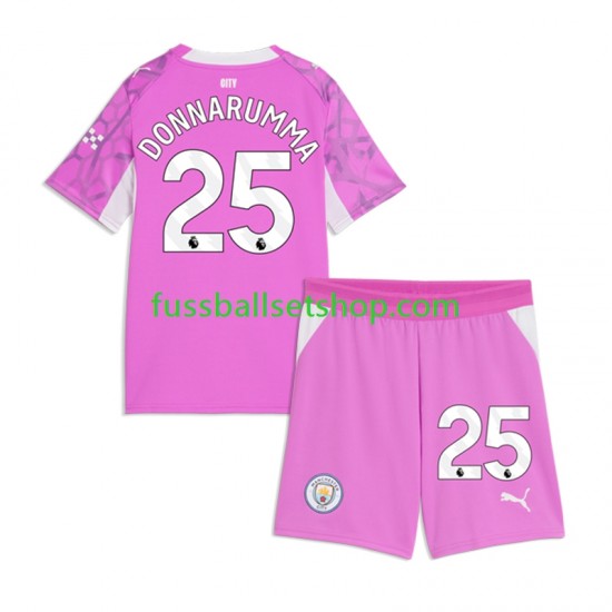 Günstige Fußball Trikotsatz Manchester City Gianluigi Donnarumma Torwart Kinder Auswärtstrikot 2026-2027 Kurzarm
