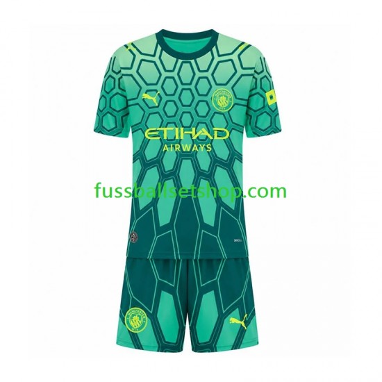 Günstige Fußball Trikotsatz Manchester City Torwart Kinder Heimtrikot 2026-2027 Kurzarm