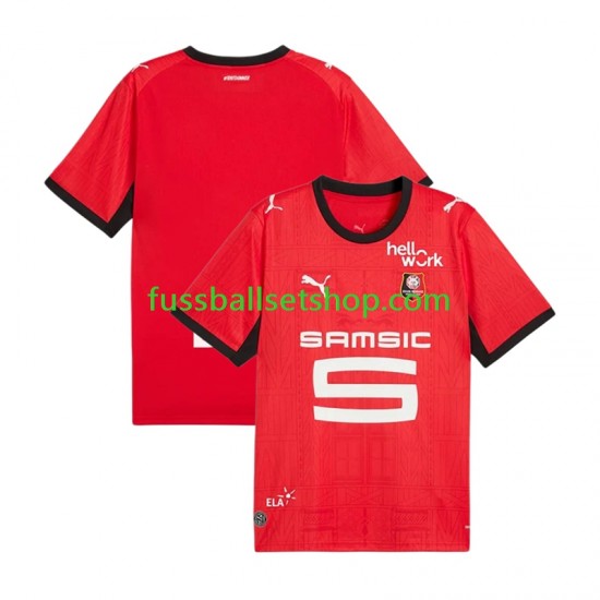 Günstige Fußball Trikotsatz Stade Rennes Herren Heimtrikot 2026-2027 Kurzarm