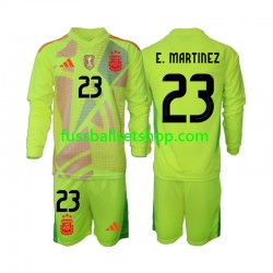 Günstige Fußball Trikotsatz Argentinien Emiliano Martinez 23 Torwart Kinder Auswärtstrikot 2024 Langarm