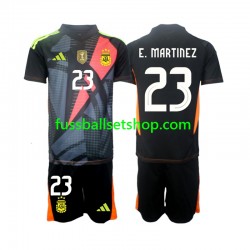 Günstige Fußball Trikotsatz Argentinien Emiliano Martinez 23 Torwart Kinder Heimtrikot 2024 Kurzarm