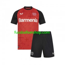 Günstige Fußball Trikotsatz Bayer 04 Leverkusen Kinder Heimtrikot 2024-2025 Kurzarm