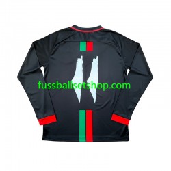 Günstige Fußball Trikotsatz Club Deportivo Palestino Center Stripre Herren Heimtrikot 2024-2025 Langarm