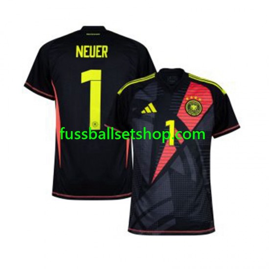 Günstige Fußball Trikotsatz Deutschland Manuel Neuer 1 Torwart Herren Heimtrikot Euro 2024 Kurzarm