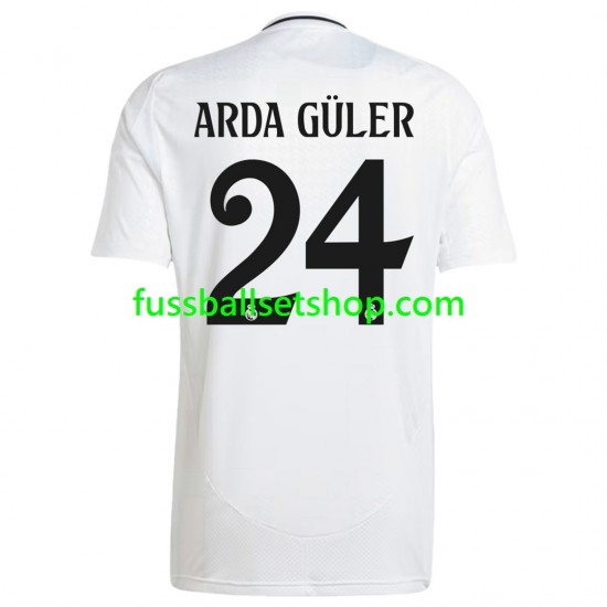 Günstige Fußball Trikotsatz Real Madrid ARDA GULER 24 Herren Heimtrikot 2024-2025 Kurzarm