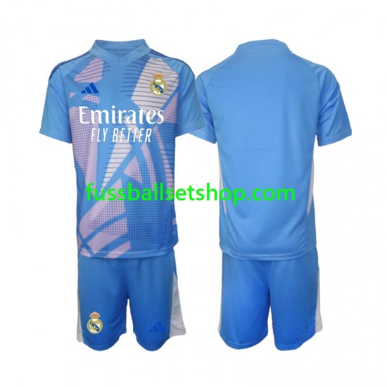 Günstige Fußball Trikotsatz Real Madrid Torwart Kinder Heimtrikot 2024-2025 Kurzarm