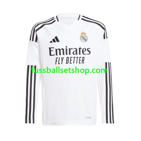 Günstige Fußball Trikotsatz Real Madrid Herren Heimtrikot 2024-2025 Langarm