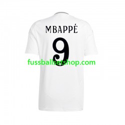 Günstige Fußball Trikotsatz Real Madrid Kylian Mbappé 9 Herren Heimtrikot 2024-2025 Kurzarm
