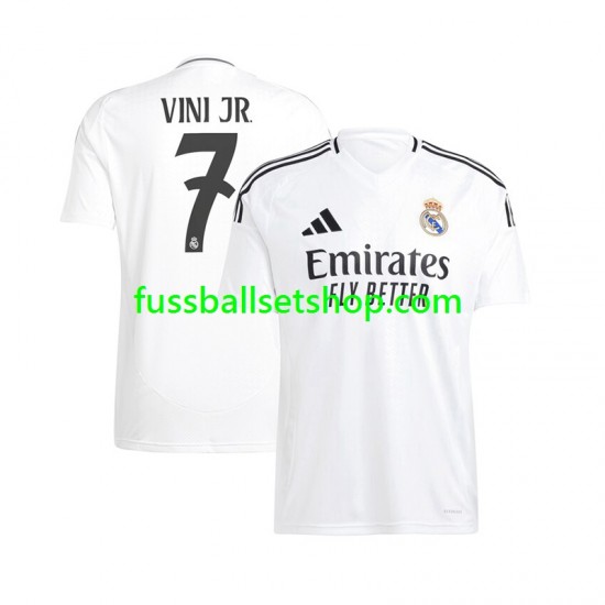 Günstige Fußball Trikotsatz Real Madrid Vinicius Junior 7 Herren Heimtrikot 2024-2025 Kurzarm