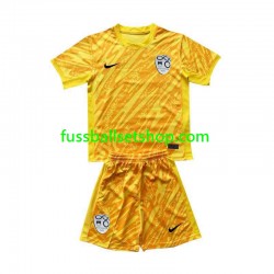 Günstige Fußball Trikotsatz Slowenien Torwart Kinder Heimtrikot Euro 2024 Kurzarm